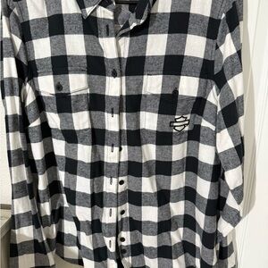 Harley-Davidson Checkered Button-Down Shirt